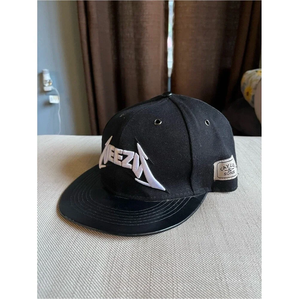 Yeezy Black Hat with White Embroidered Logo